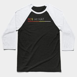 TR 909 Hi-Hat Retro Vintage Drum Machine Baseball T-Shirt